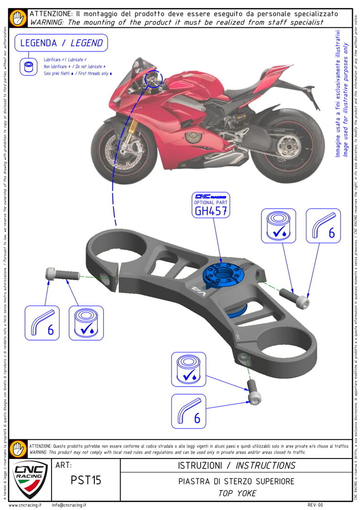 CNC Racing CNC Racing:CNCレーシング Clip ons Φ mm ...